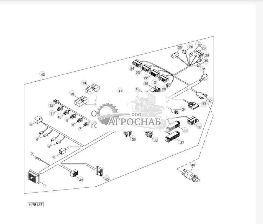 Main Cab Wiring Harness 